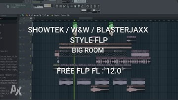 Free Big Room FLP 2019  : Hardwell, Blasterjaxx, Showtek ,  Ummet Ozcan  (FREE FLP + PRESETS)