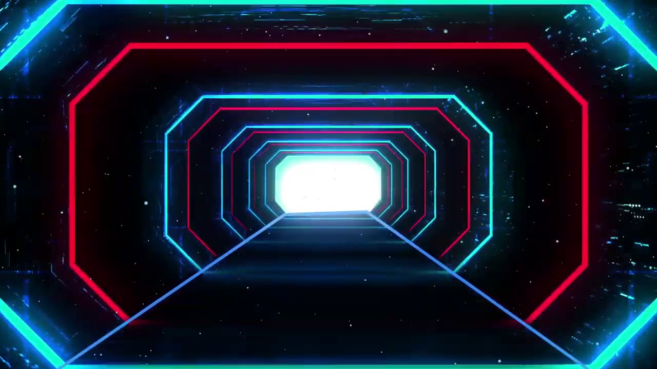 4K Abstract VJ Motion Background Neon Light Tunnel Free VJ Loops 4K VJ ...