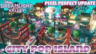 CITY POP FLOATING ISLAND | Disney Dreamlight Valley | Wreck-It-Ralph Pixel Perfect Update