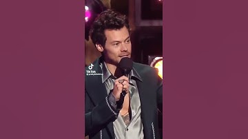 Harry thanking Niall, Louis, Liam and  Zayn at the Brits 2023