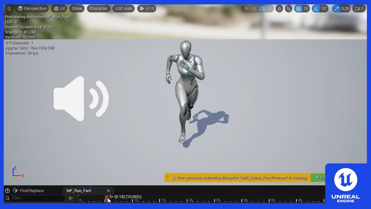 How to add sound effects to animations in Unreal Engine 5 - YouTube