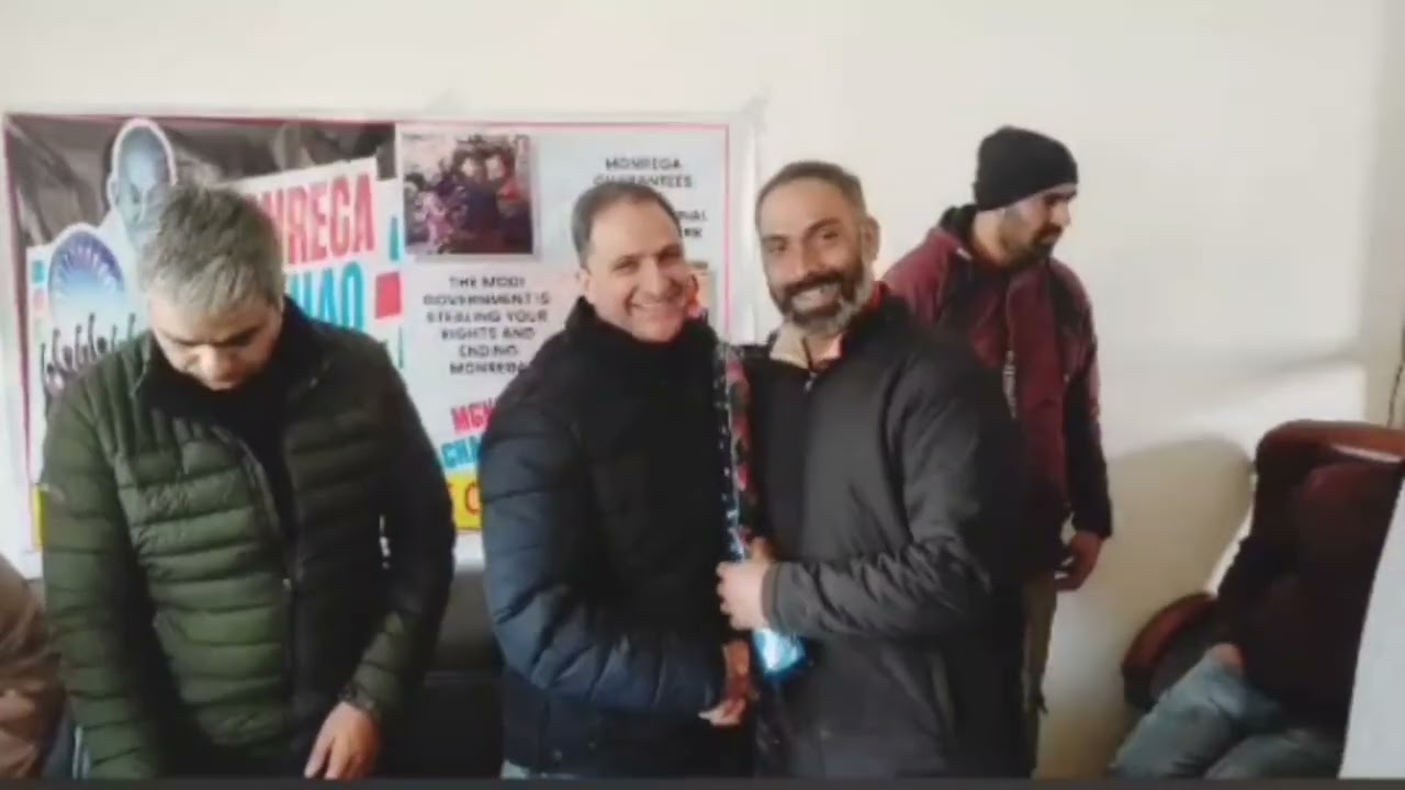 A warm welcome was accorded to senior Congress leader Engineer Muzaffar Dar on his appointment as Pr