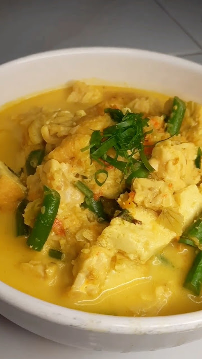 resep tahu tempe kuah santan pedas #resepmasakan #shorts