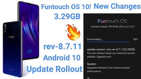 Vivo V11 Pro New Update Android 10 || Full Review , New Changes