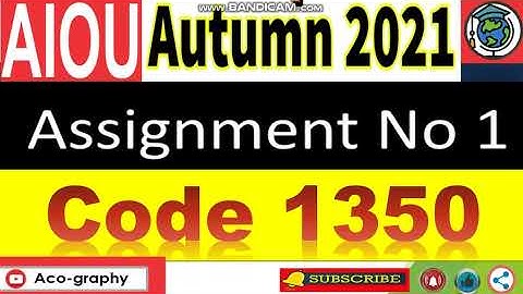 ⏩ AIOU Code 1350 Solved Assignment No.1 Autumn 2021 | Intro to Business Statistics |Level: FA/ I.Com