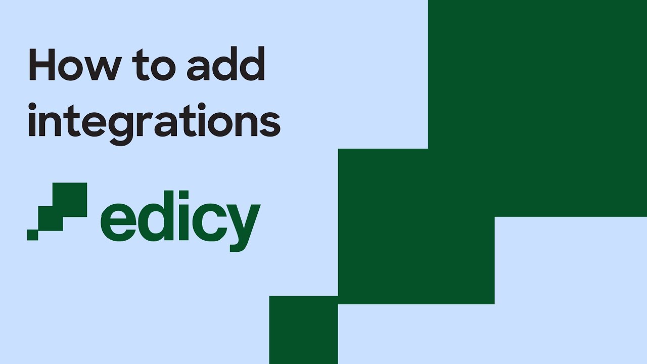 How to connect 3rd party tools to Edicy