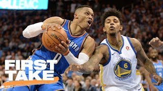 Stephen A. and Max debate if Thunder are threat to Warriors | First Take | ESPN
