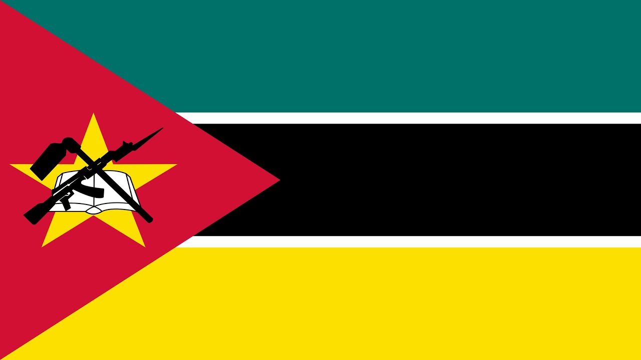 Evolución de la Bandera de Mozambique - Evolution of the Flag of Mozambique