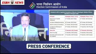 ELECTION COMMISSION OF INDIA RELEASE ELECTION SCHEDULE TELANGANA STATE ELECTION HELD ON 30thNOVEMBER