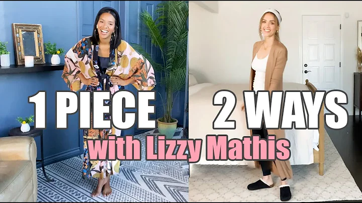 AT HOME FASHION 1 Piece 2 Ways with LIZZY MATHIS | Jessica Alba