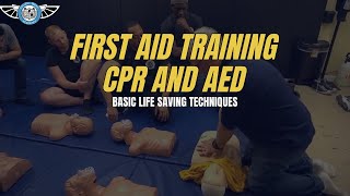 First Aid Training - CPR and AED - Basic Life Saving Techniques