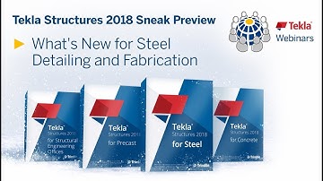 Tekla Structures 2018 New Features - Steel