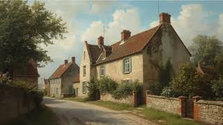 English Countryside Cottage Village Vintage Painting  | Frame TV Art Display | 2-Hour Screensaver screenshot 3