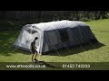 Outdoor Revolution Camp Star 600XL Air Tent Pitching &amp; Packing Video (Real Time)