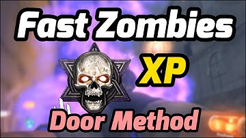 Fast Zombies XP using Door Method + Double XP Weekend (100,000+ per hour, Black Ops 3 Fast Rank Up)
