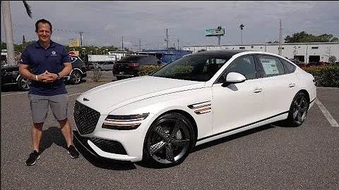 Is the NEW 2022 Genesis G80 a BETTER luxury SPORT sedan than a BMW 540i?