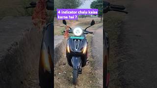 Bajaj Chetak Ka Azhar Light 4 Indicator Kaise Chalu Karna Hai Bajaj Chetak Techpack