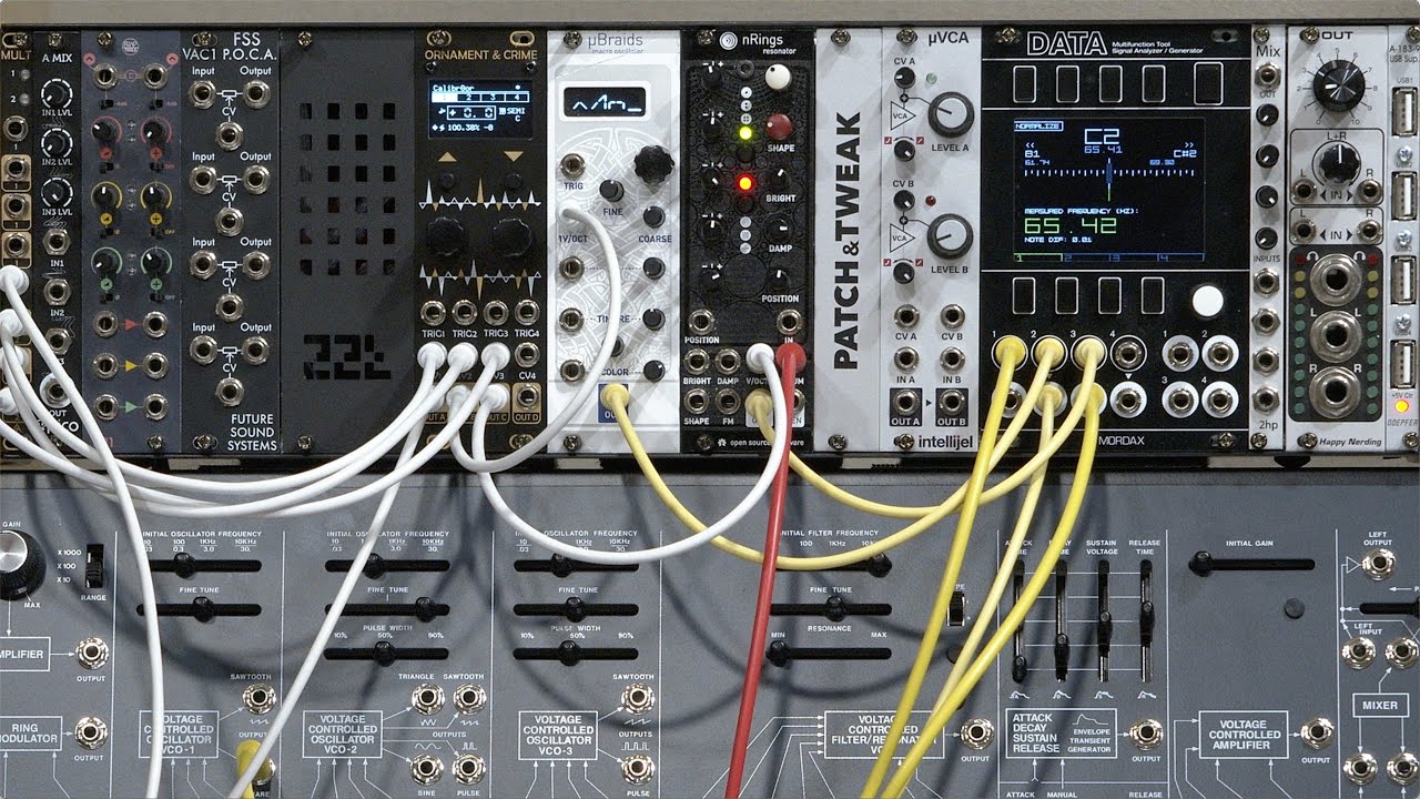 Using the Calibr8or firmware for Ornament & Crime to make your Eurorack