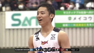 河村勇輝 プロ7戦目も2桁19得点！更なる成長をみせる！