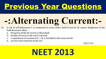 A coil of self-inductance L is connected in series with a bulb B and an AC source. Brightness of the