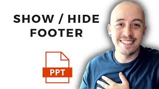 How to show slide numbers and footer content in PowerPoint