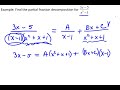 Partial Fractions with Nonrepeated Irreducible Quadratic Factors