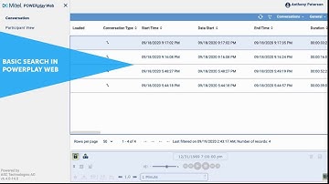 Mitel Interaction Recording: Basic Search