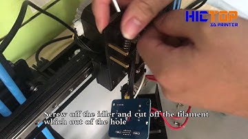 How to clean the nozzle for HICTOP D3 Hero