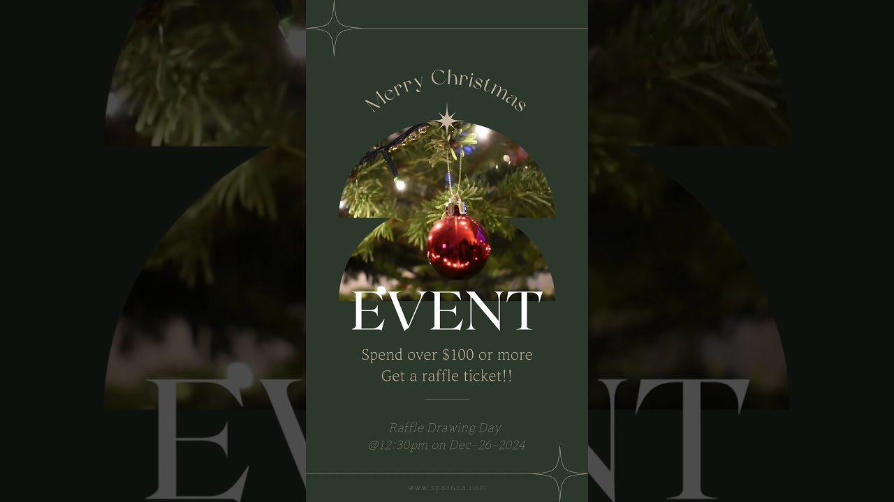 Spa Onna | Hair Onna Christmas Big Event - 2024년 크리스마스 빅 이벤트를 얼른 확인하세요!! 