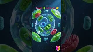 Plant Cell in 3D 🌿 | Plant Cell Structure & Organelles Explained #shorts #short #cellmodeling