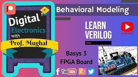 #37  Behavioral Modeling ➠  Verilog HDL