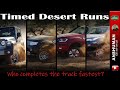 Thar Petrol, Endeavour, Fortuner, Pajero Sport : Timed Desert runs offroad