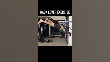 Beginner back lever exercise