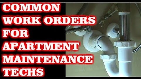 Common Work Orders In Apartment Maintenance