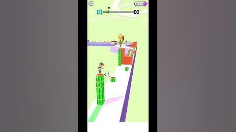 CUBE SURFER 3D ( Android İOS GAMEPLAY WALKTHROUGH )  #shorts