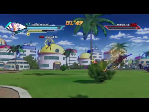 DRAGON BALL XENOVERSE:Trunks saves the future by defeating android 18,17 and Cell