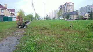Уборка травы роботом