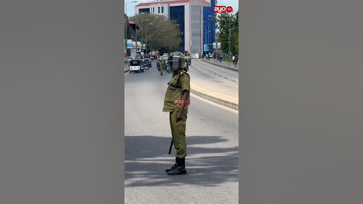 VIDEO: POLISI WALIVYO TANDA BARABARANI MAHAKAMA KUU POSTA MUDA HUU