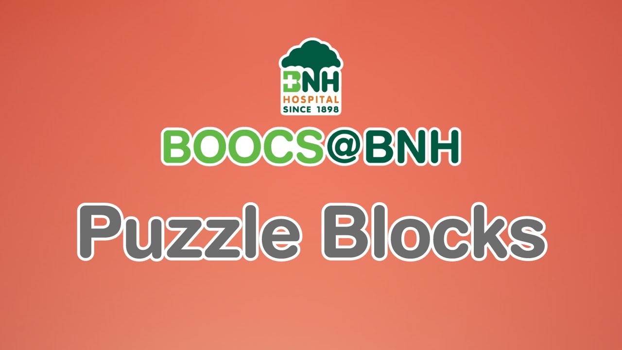 Puzzle Blocks  - BOOCS @ BNH