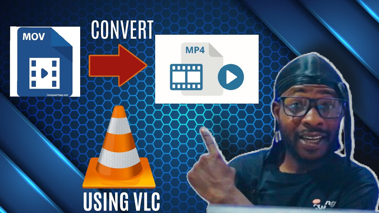 How to convert an MOV file to MP4 file using VLC - YouTube