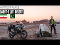 Wild Camping in Hottest Place on Earth Ep. 48 | Dasht-e Lut Iran|Motorcycle Tour Germany to Pakistan