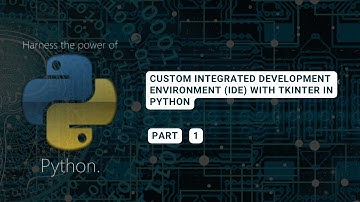 Custom Integrated Development Environment (IDE) with Tkinter in Python | Part 1 | #python #coding