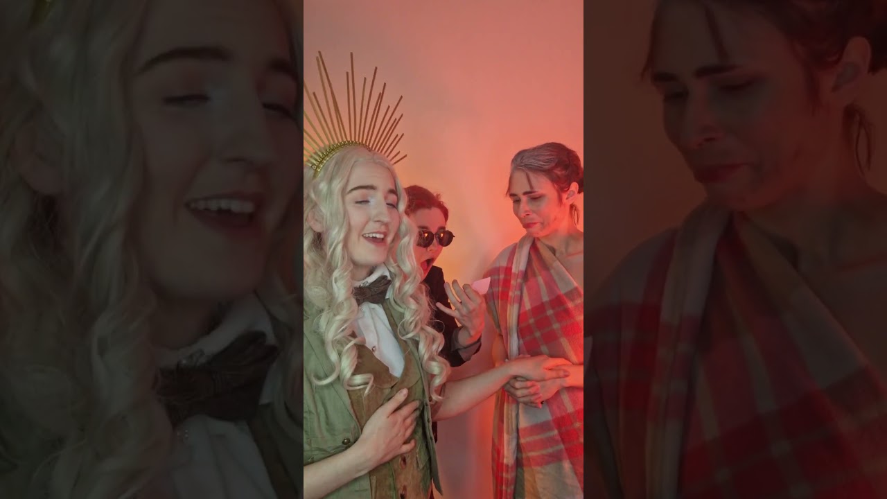 Good Omens The Drawing ft. Jim, Crowley and Aziraphale in Real Life