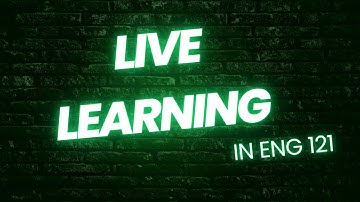 ⚡ Live Learning in ENG121 ⚡