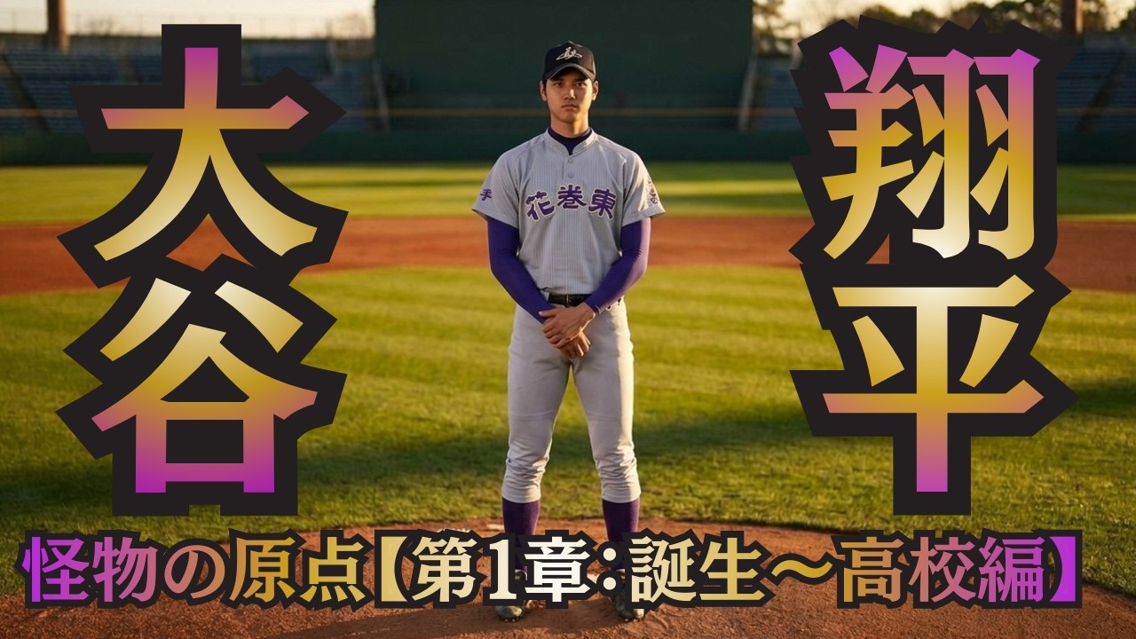 WBC2026直前「大谷翔平」の原点。世界一の怪物は、いかにして生まれたのか？【大谷翔平物語　第1章：誕生〜高校編】