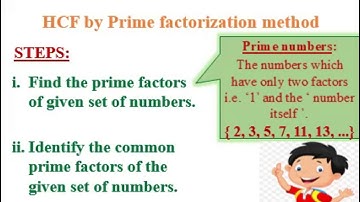 Class5 Math(Video 9a Exp HCF by Prime Factorization Method Ex. 2b Q no. 4 & 5 Countdown pg no. 35 )