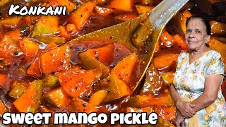 Authentic Sweet Mango Pickle | Goan Mango Pickle | Konkani video
