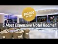 5 Most Expensive Hotel Rooms In The World!