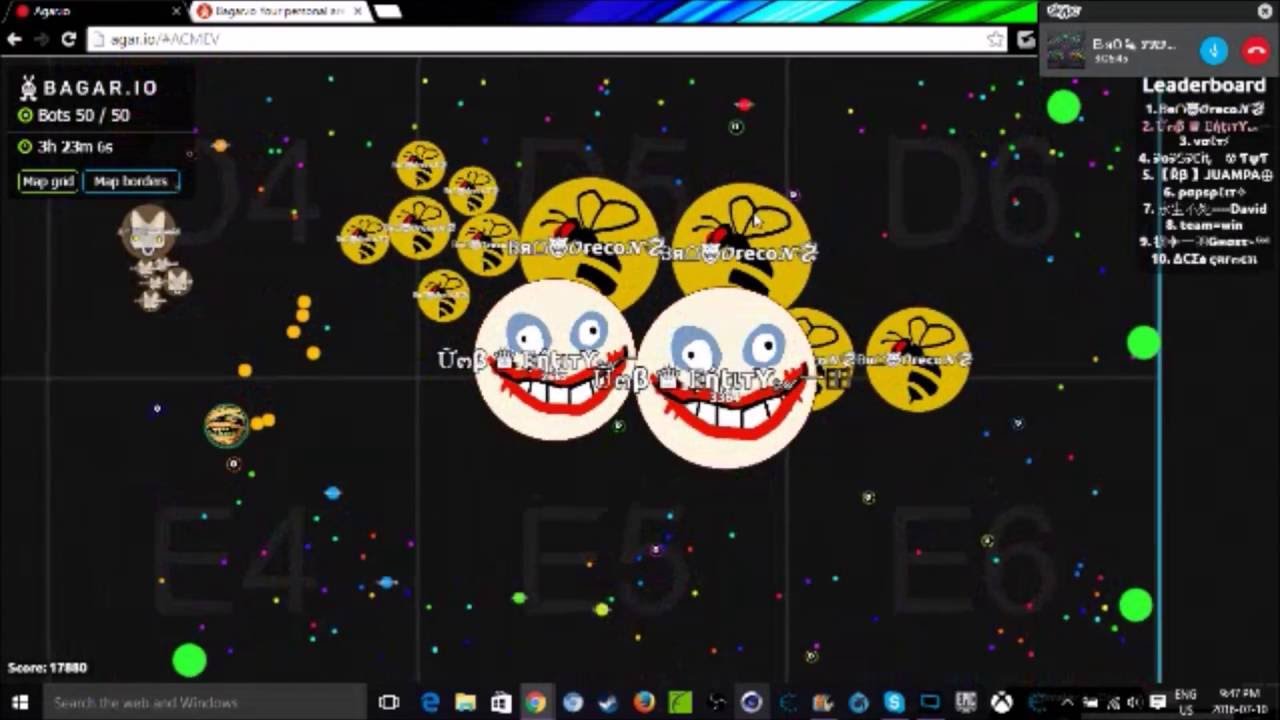 Agario Ữ๓β ♛ Clan Takeover With Bots!! w/ Orecon & Tripz 
