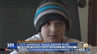 Boy hit by city garbage truck talks about recovery: New information uncovered about truck driver